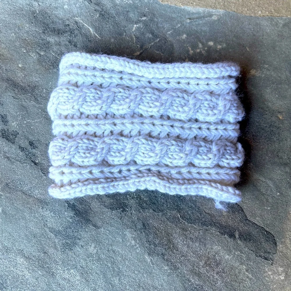 Cable-Knit Twist Headband